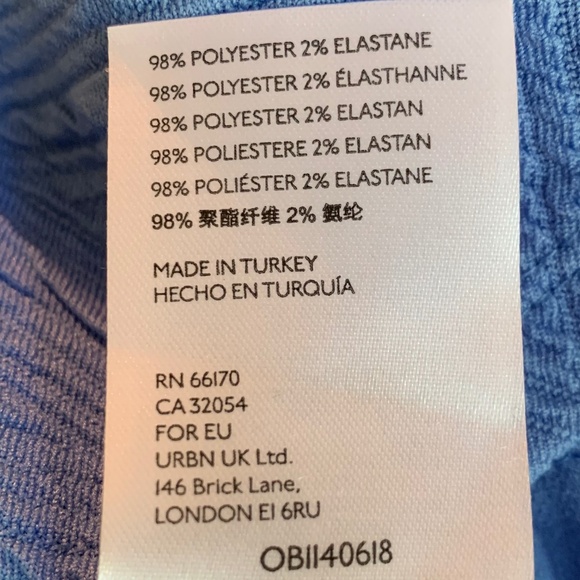 Free People puff sleeve 'Violet Mini Dress' with tie in back - Picture 7 of 8